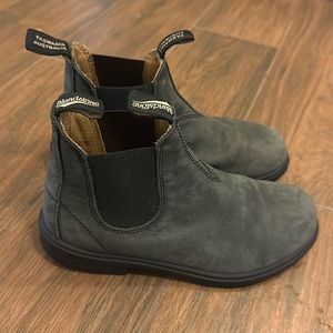 Blundstone rustic gray kids boots